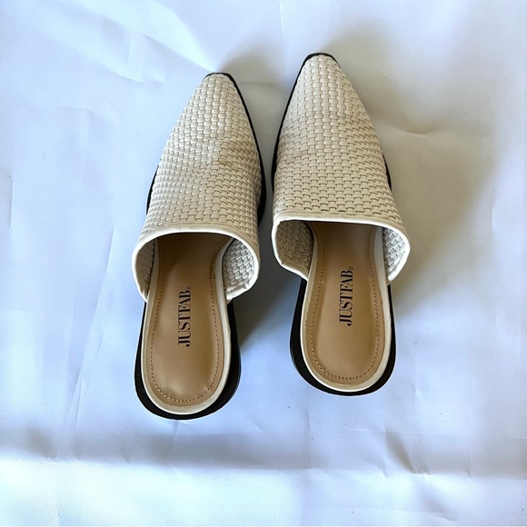 JustFab Mule, Subtle Sophisticate, Bone, size 6.5 - Picture 7 of 8